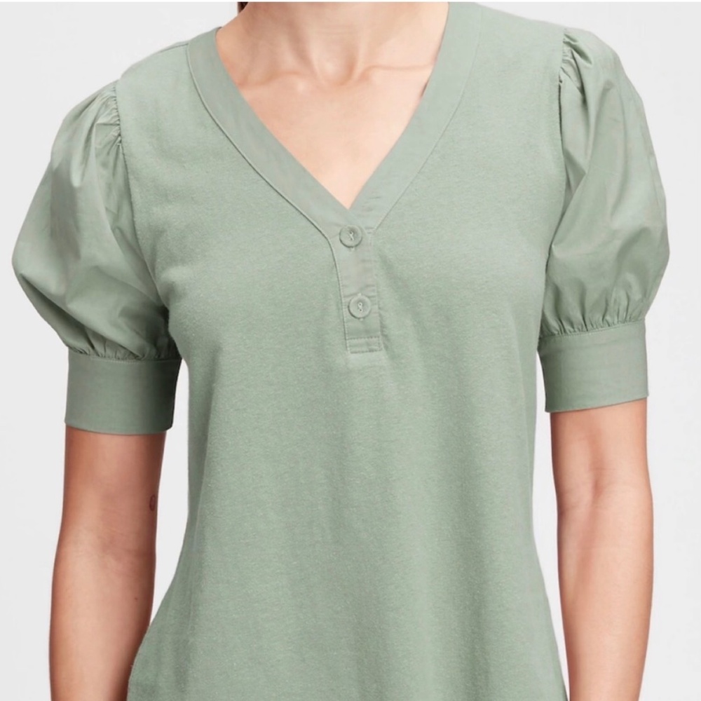 Gap Sage Green, 100% Cotton Top, M